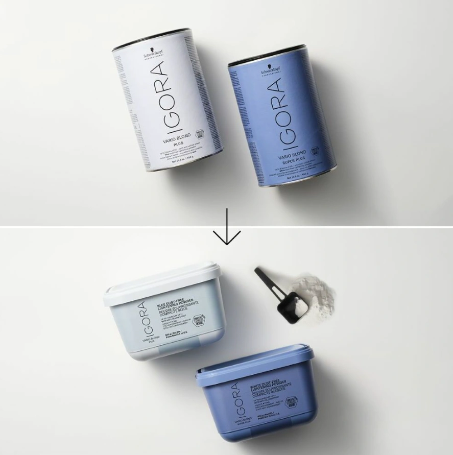 Schwarzkopf Igora Vario Blond Plus szőkítőpor 450gr Új Csomagolás! képe 2